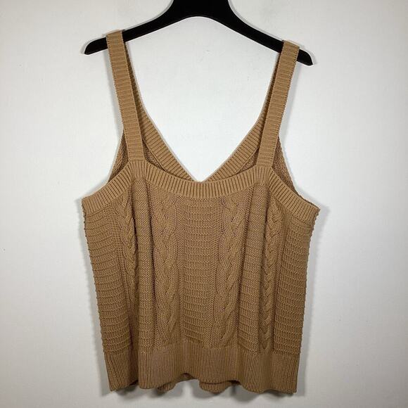 Banana Republic Tan Cable Knit Tank Top - Picture 7 of 7